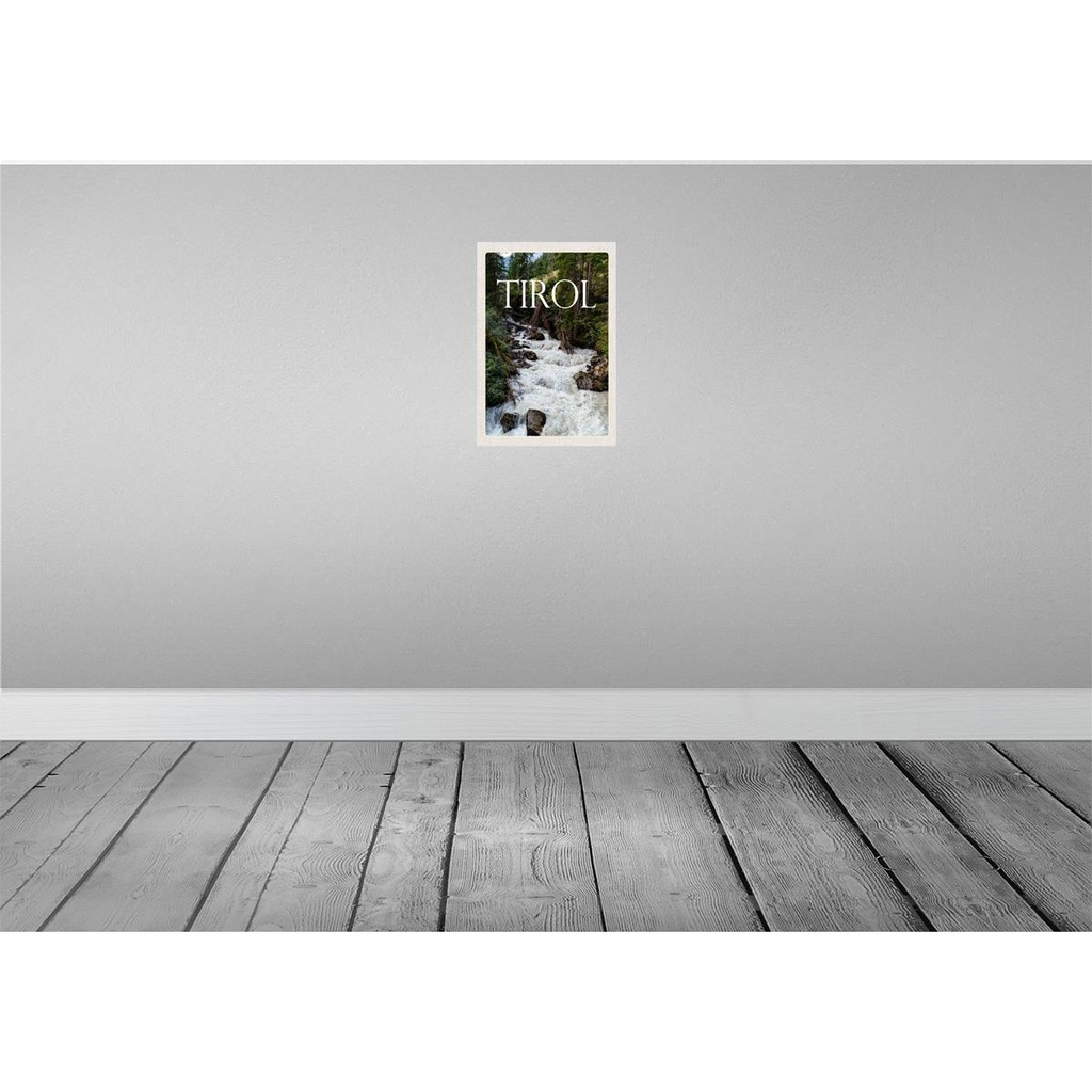 [LA-130615] Blechschild 30x20 cm Tirol Östereich Natur Strömung Abenteuer Reisen Urlaub Bild 2