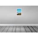 [LA-130637] Blechschild 30x20 cm Westerlans Strand Meer Strankörbe Bildmotiv Reisemotiv Abenteuer Reisen Urlaub Bild 2