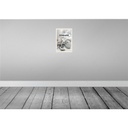 [LA-130681] Blechschild 30x20 cm Dänemark weiß Teekanne gemütlich Decke Abenteuer Reisen Urlaub Bild 2