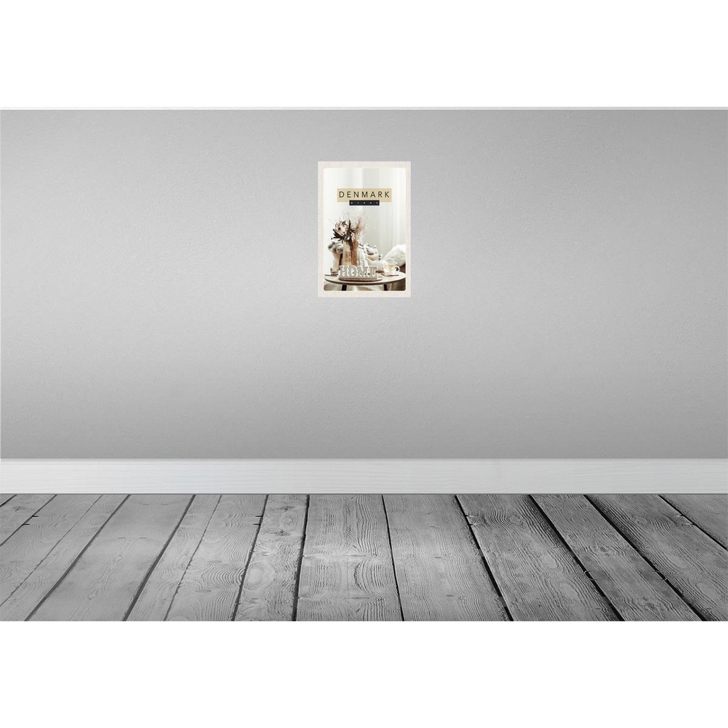[LA-130690] Blechschild 30x20 cm Dänemark Wohnungseinrichtung weiß Abenteuer Reisen Urlaub Bild 2