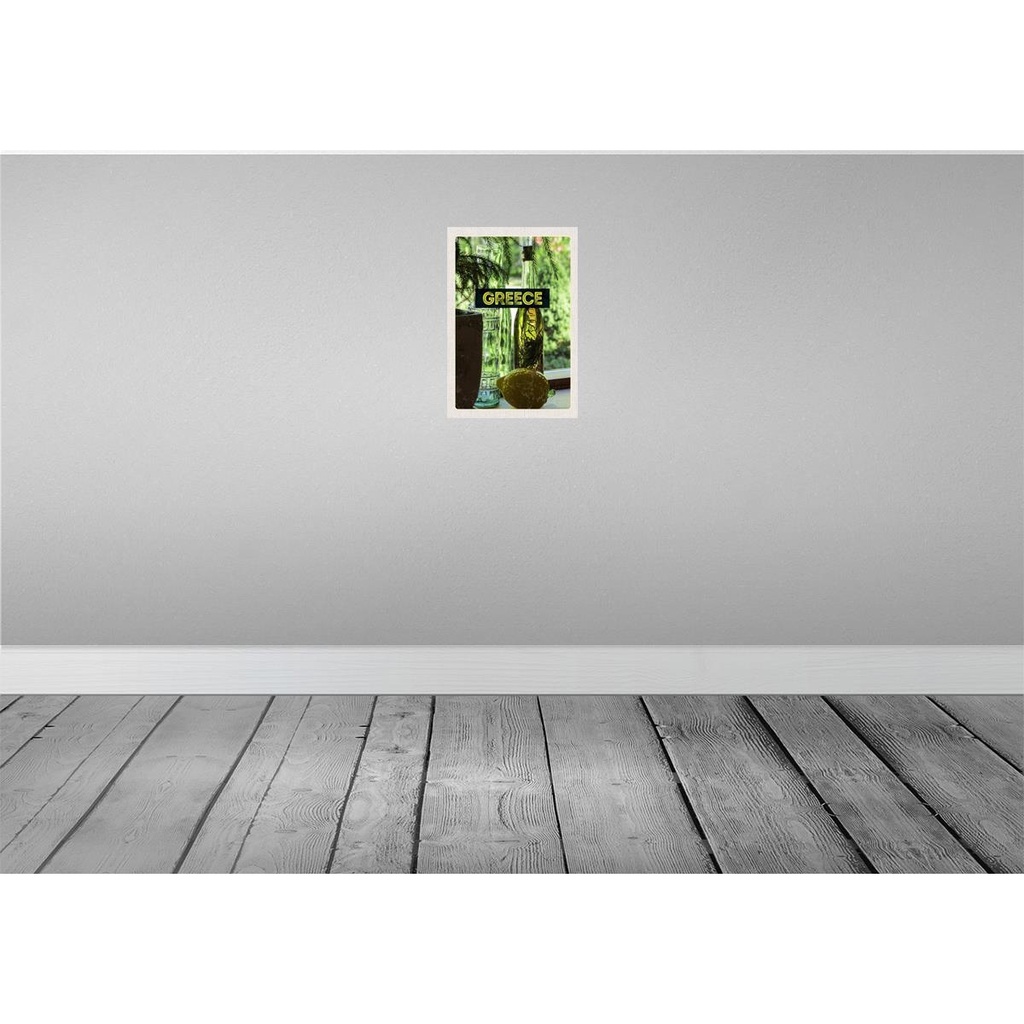 [LA-130747-H] Holzschild 30x20 cm Greece Griechenland Flaschen Bildmotiv Reisemotiv Abenteuer Reisen Bild 2