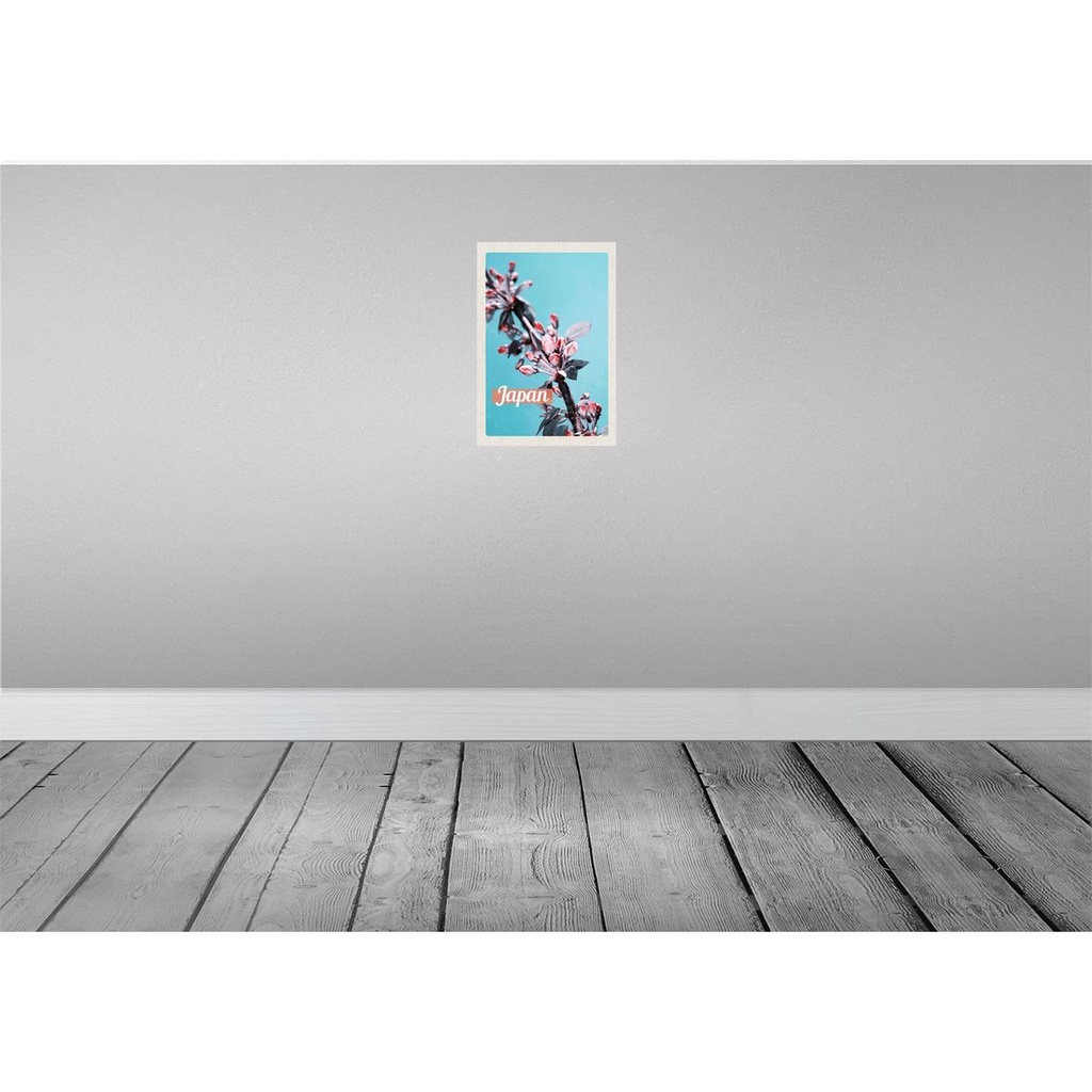 [LA-130780-H] Holzschild 30x20 cm Japan Asien Blumen Baum Knospe Bildmotiv Reisemotiv Abenteuer Reisen Bild 2