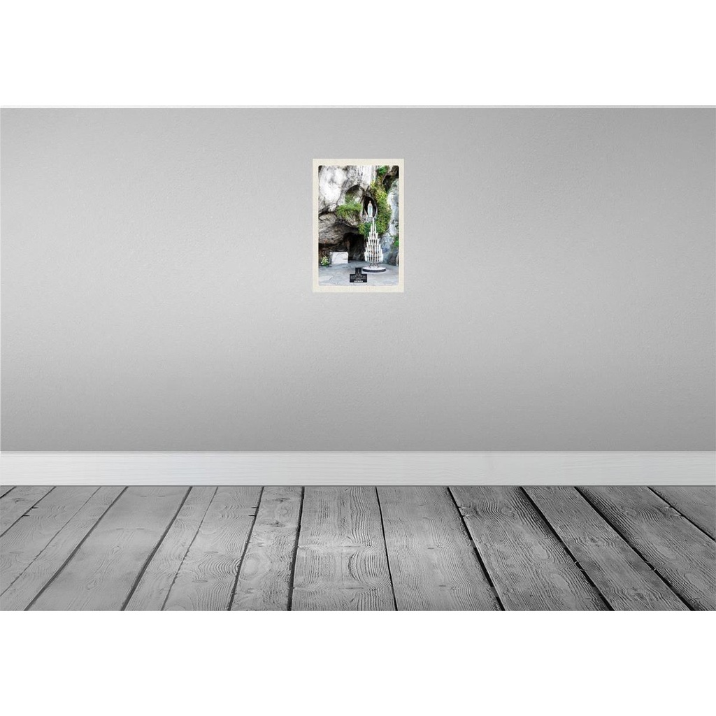 [LA-130784] Blechschild 30x20 cm Frankreich Lourdes Jesud Kerzen Natur Abenteuer Reisen Urlaub Bild 2