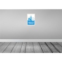 [LA-130791-H] Holzschild 30x20 cm München Oktoberfest Riesenras blau Bild 2