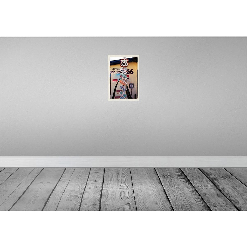 [LA-130805] Blechschild 30x20 cm USA Amerika Urlaub Route 66 US Highway Bildmotiv Reisemotiv Abenteuer Reisen Bild 2