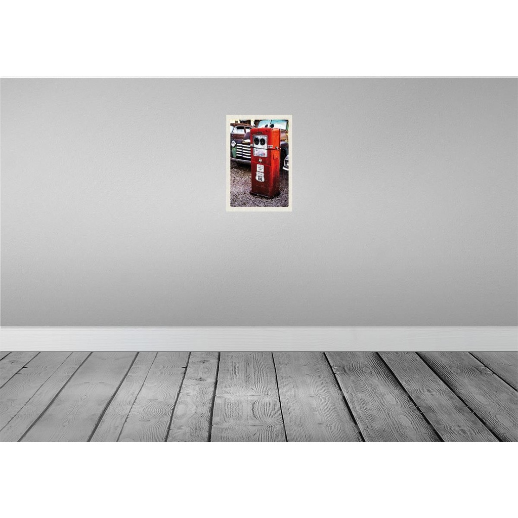 [LA-130809] Blechschild 30x20 cm USA Amerika Urlaub Route 66 Tankstelle 90er Bildmotiv Reisemotiv Abenteuer Reisen Bild 2