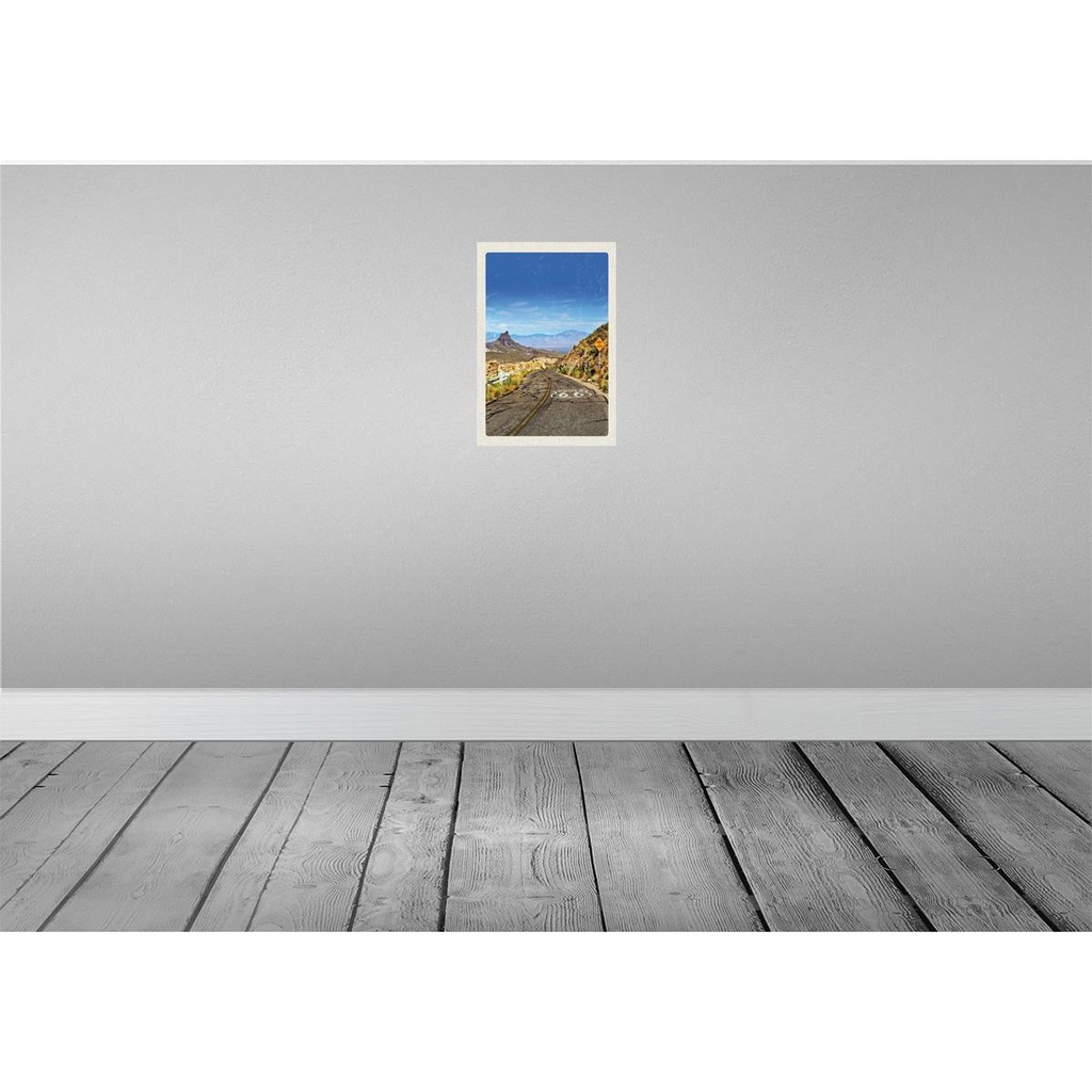[LA-130814] Blechschild 30x20 cm USA Route Urlaub 66 US Straße Gebirge Bildmotiv Reisemotiv Abenteuer Reisen Bild 2