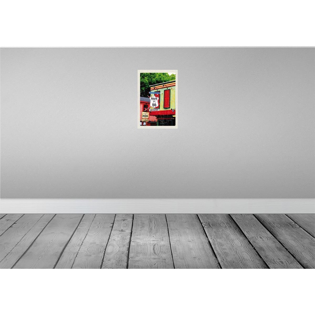[LA-130817-H] Holzschild 30x20 cm Amerika Route 66 Restaurant Chicago Bildmotiv Reisemotiv USA Bild 2