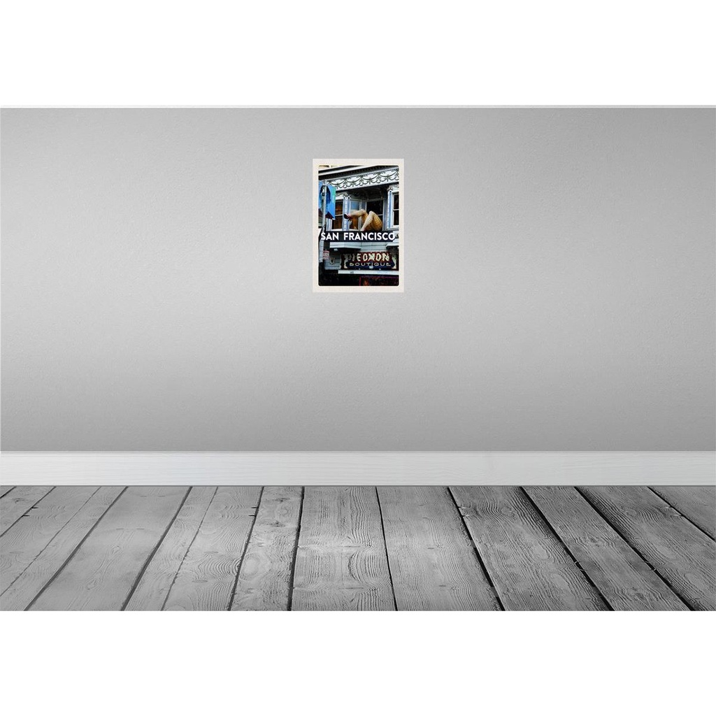 [LA-130836] Blechschild 30x20 cm San Francisco Piedmon Boutique Bildmotiv Reisemotiv Abenteuer Reisen Urlaub Bild 2