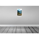 [LA-130875-H] Holzschild 30x20 cm Skandinawien Natur Meer Gebirge Schiff Bildmotiv Reisemotiv Abenteuer Reisen Bild 2