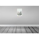 [LA-130884] Blechschild 30x20 cm Skandinawien Schnee Weiß Natur Haus Bildmotiv Reisemotiv Abenteuer Reisen Urlaub Bild 2