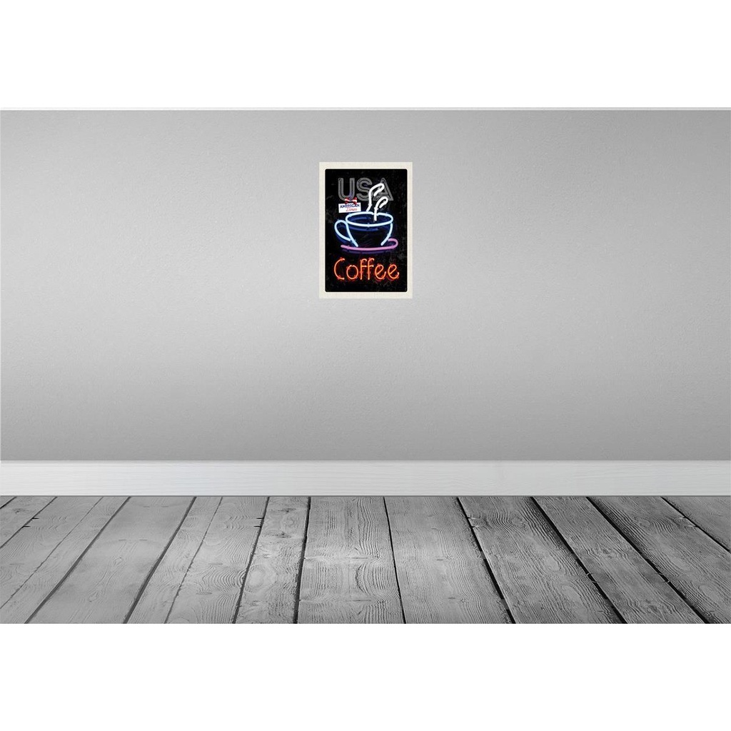 [LA-130924] Blechschild 30x20 cm USA Amerika Urlaub Kaffee Tee Kuchen Bildmotiv Reisemotiv Abenteuer Reisen Bild 2