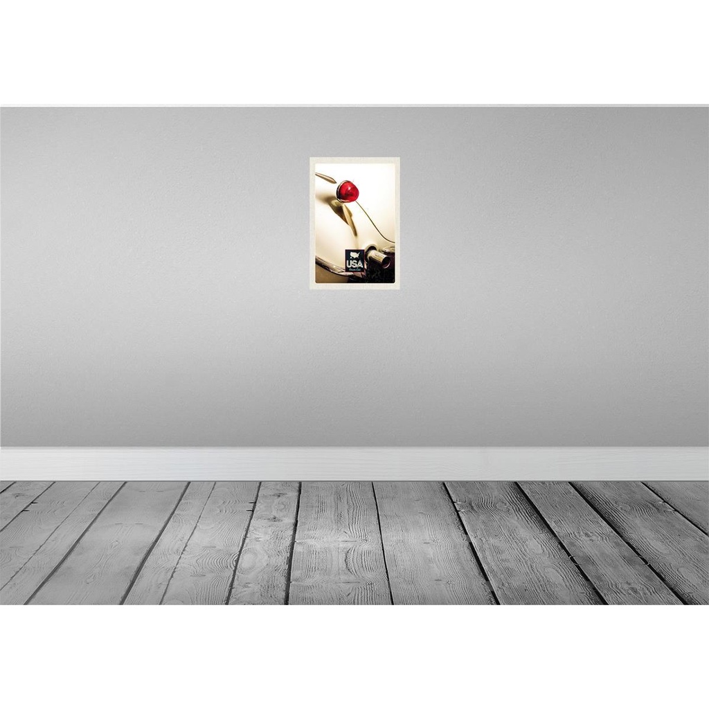 [LA-130943-H] Holzschild 30x20 cm Amerika Oldtimer weiß Bildmotiv Reisemotiv USA Bild 2