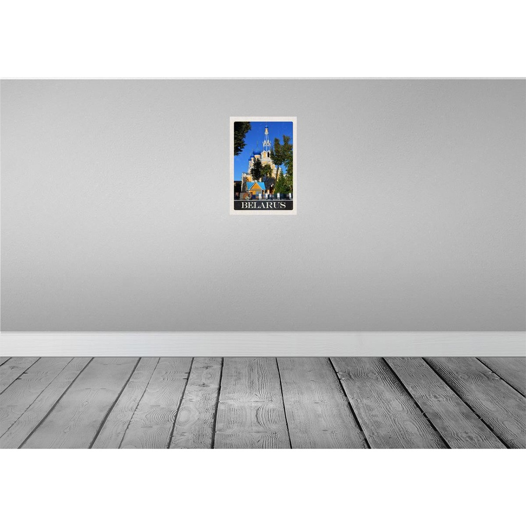 [LA-130975] Blechschild 30x20 cm Berlarus Europa Archiektur Bildmotiv Reisemotiv Abenteuer Reisen Urlaub Bild 2