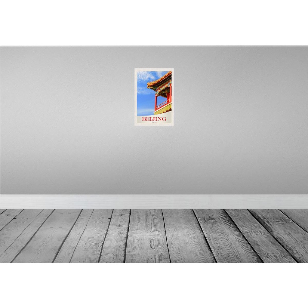 [LA-130976] Blechschild 30x20 cm Beijing China Haus bunt traditionell Bildmotiv Reisemotiv Abenteuer Reisen Urlaub Bild 2