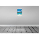 [LA-130987-H] Holzschild 30x20 cm Bora Bora Insel Frankreich Polylnesia Bild 2