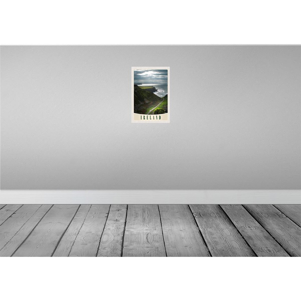 [LA-131043] Blechschild 30x20 cm Irland Europa Urlaub Wiese Gebirge Meer Natur Bildmotiv Reisemotiv Abenteuer Reisen Bild 2