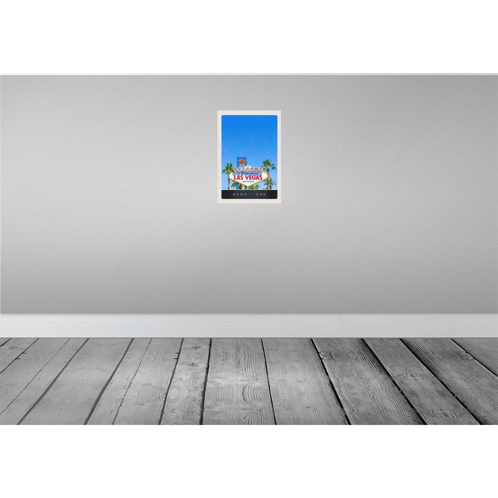 [LA-131067] Blechschild 30x20 cm Las Vegas Amerika USA Urlaub Nevada Casino Bildmotiv Reisemotiv Abenteuer Reisen Bild 2