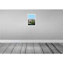 [LA-131075-H] Holzschild 30x20 cm Lyon Brücke Frankreich Fluss Schloss Bild 2