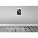 [LA-131111-H] Holzschild 30x20 cm Neuseeland Meer Gebirge Natur Bildmotiv Reisemotiv Abenteuer Reisen Bild 2