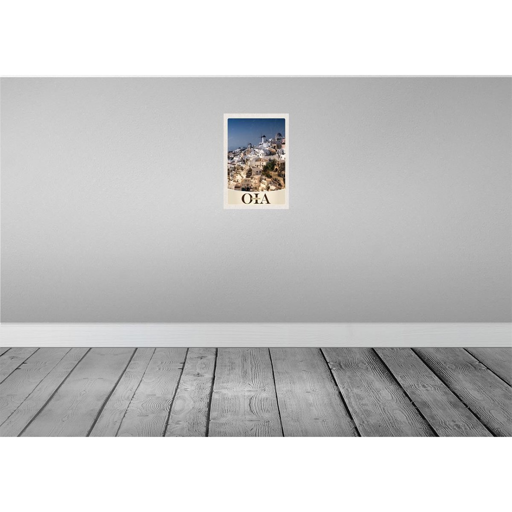 [LA-131124] Blechschild 30x20 cm Oia Greece Insel Griechenland Bildmotiv Reisemotiv Abenteuer Reisen Urlaub Bild 2