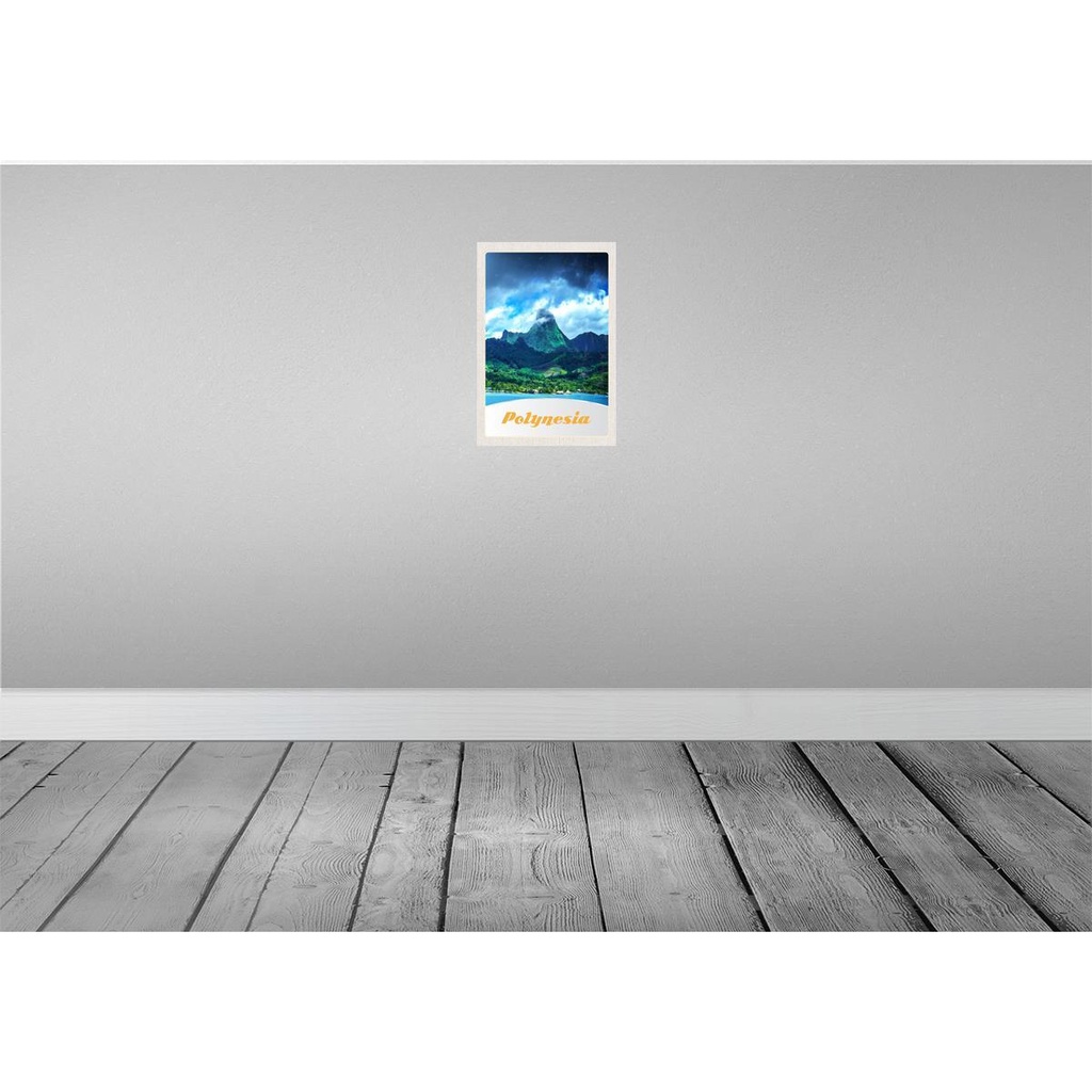 [LA-131131-H] Holzschild 30x20 cm Polynesien Insel Australien Pazifik Bildmotiv Reisemotiv Abenteuer Reisen Bild 2