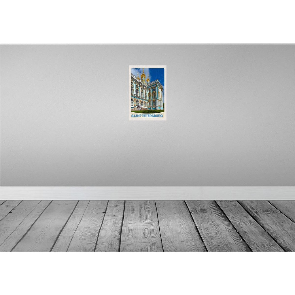 [LA-131140-H] Holzschild 30x20 cm Saint Petersburg Russland Architektur Bildmotiv Reisemotiv Abenteuer Reisen Bild 2
