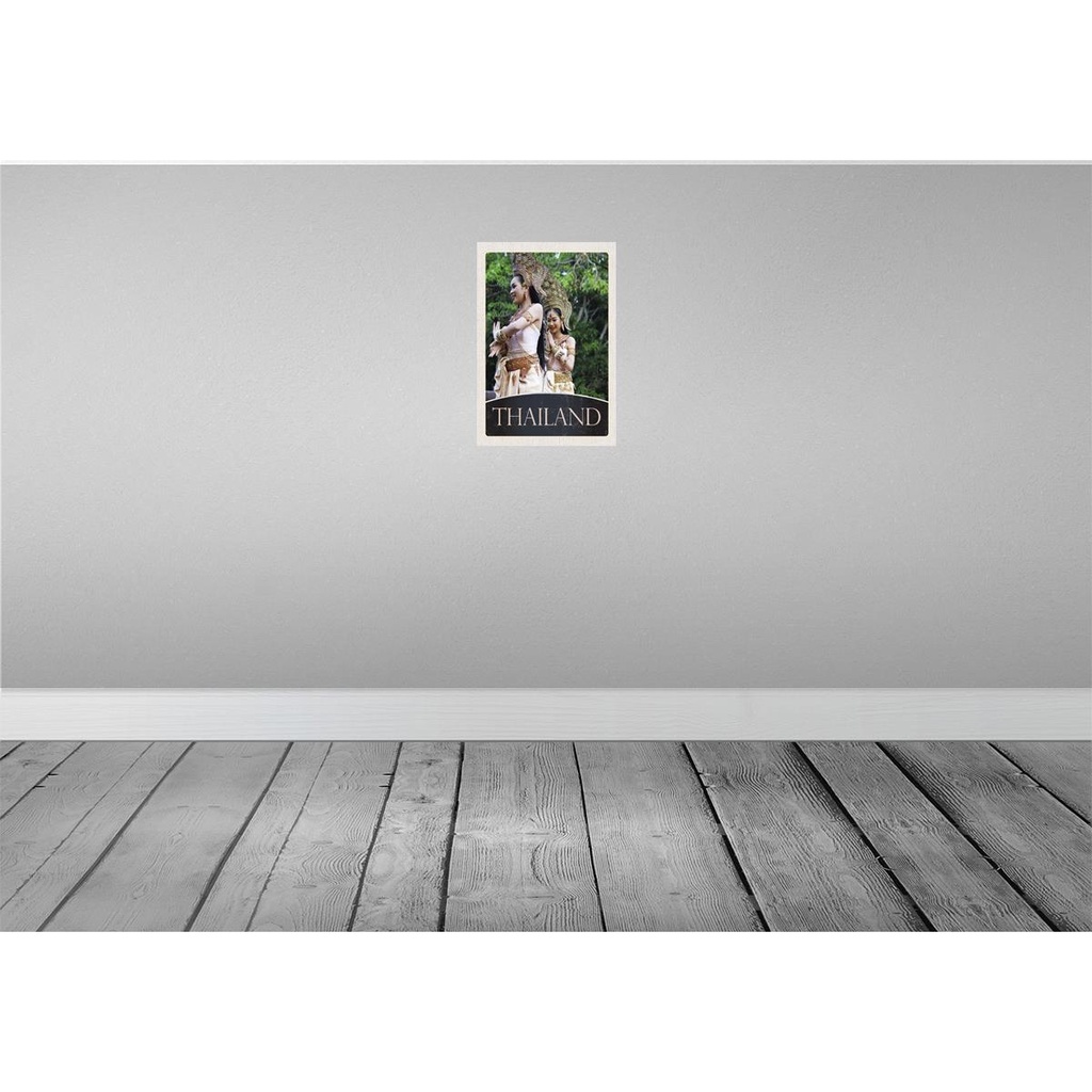 [LA-131194] Blechschild 30x20 cm Thailand Tropen Natur Frau Religion Bildmotiv Reisemotiv Abenteuer Reisen Urlaub Bild 2