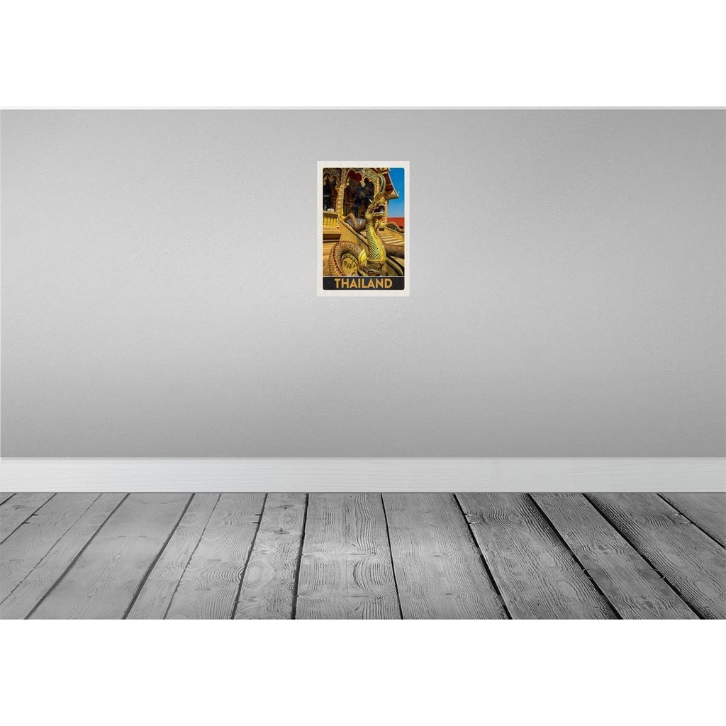 [LA-131199] Blechschild 30x20 cm Thailand Asien Drachen bunt Tempelk Bildmotiv Reisemotiv Abenteuer Reisen Urlaub Bild 2