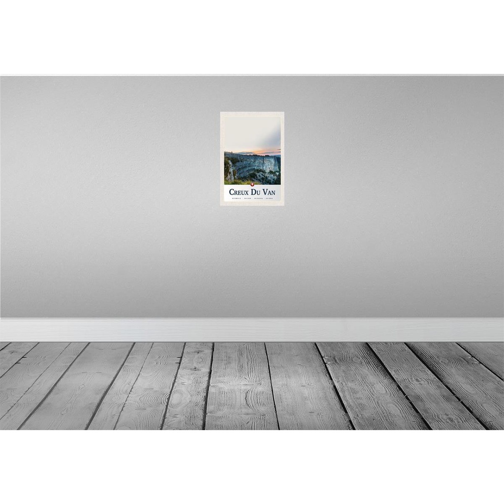 [LA-131209-H] Holzschild 30x20 cm Creux du Van Schweiz Europa Gebirge Bildmotiv Reisemotiv Abenteuer Reisen Bild 2