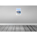 [LA-131252] Blechschild 30x20 cm Traunsee Östereich Winterzeit Schnee Abenteuer Reisen Urlaub Bild 2