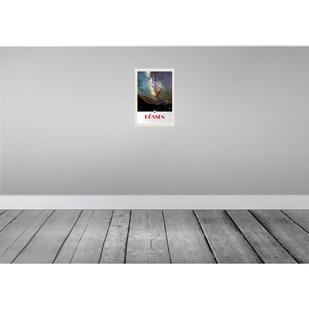 [LA-131254] Blechschild 30x20 cm Kössen Österreich Himmel Sterne Abend Bildmotiv Reisemotiv Abenteuer Reisen Urlaub Bild 2