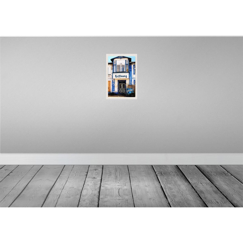 [LA-131298] Blechschild 30x20 cm Ostsee Haus der Hoffnung Strand Bildmotiv Reisemotiv Abenteuer Reisen Urlaub Bild 2