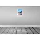 [LA-131319] Blechschild 30x20 cm Seebad Binz Strandkörbe Strand Bildmotiv Reisemotiv Abenteuer Reisen Urlaub Bild 2