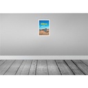 [LA-131330] Blechschild 30x20 cm Hiddensee Fahrrad Strand Meer Bildmotiv Reisemotiv Abenteuer Reisen Urlaub Bild 2