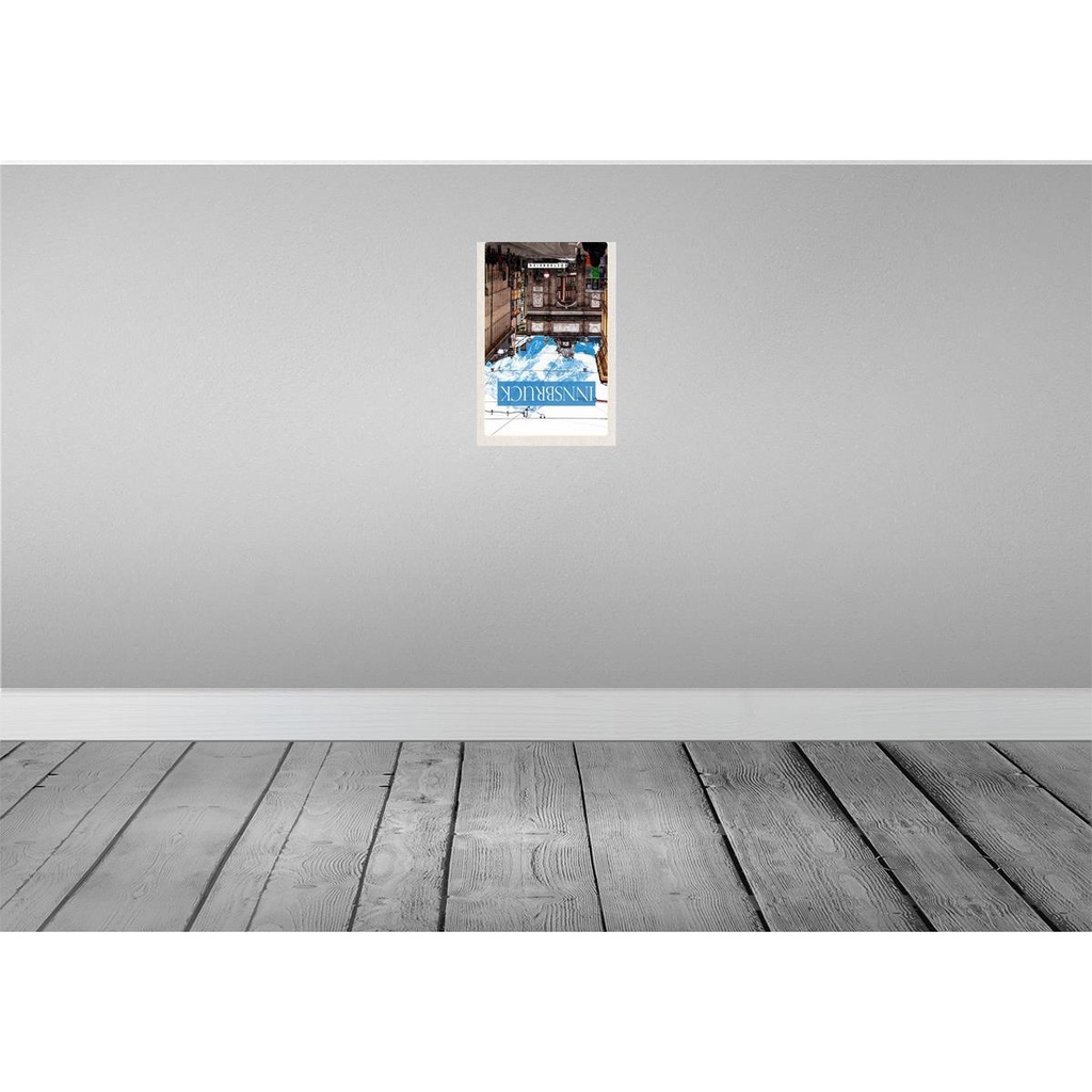 [LA-131358-H] Holzschild 30x20 cm Innsbruck Österreich Aussicht Stadt Bildmotiv Reisemotiv Abenteuer Reisen Bild 2