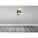 [LA-131367-H] Holzschild 30x20 cm Millstätten See Natur Wald Bildmotiv Reisemotiv Abenteuer Reisen Bild 2