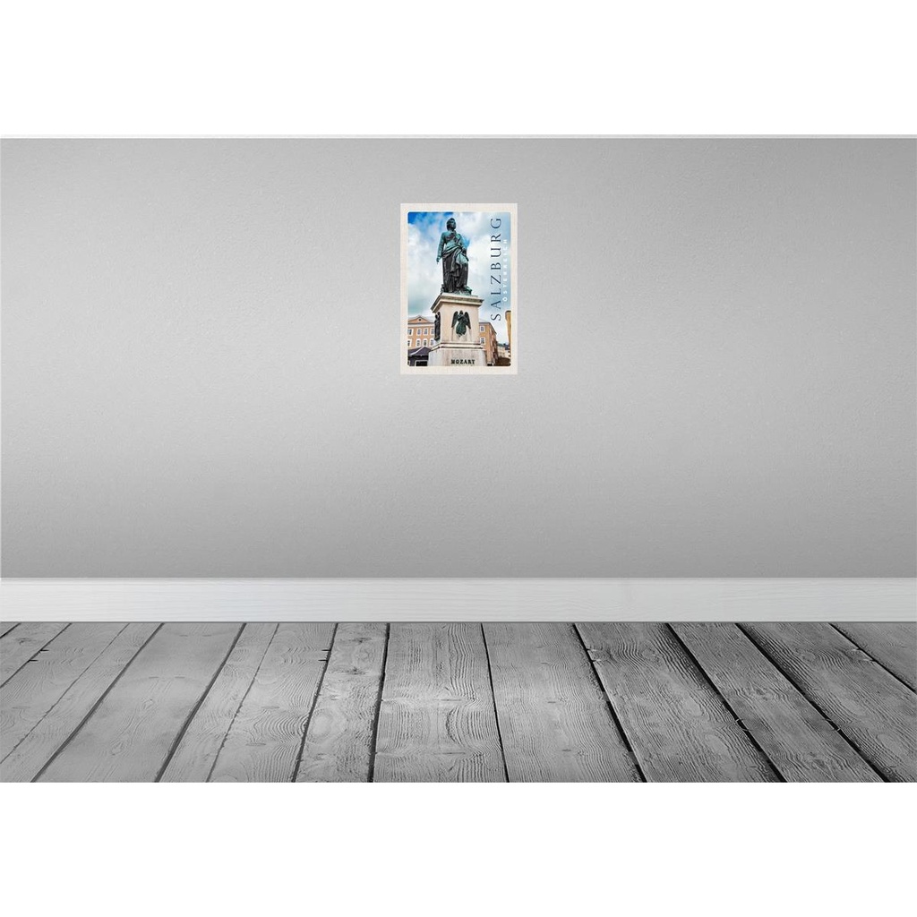 [LA-131371] Blechschild 30x20 cm Salzburg Mittelalter Skulptur Altstadt Bildmotiv Reisemotiv Abenteuer Reisen Urlaub Bild 2