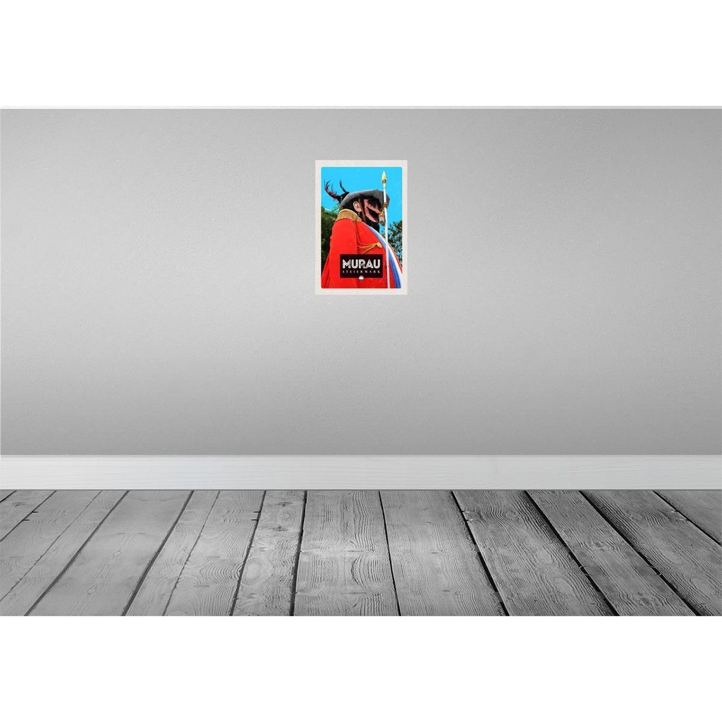 [LA-131380] Blechschild 30x20 cm Murau Steiermark Samsonumzug Samson Bildmotiv Reisemotiv Abenteuer Reisen Urlaub Bild 2