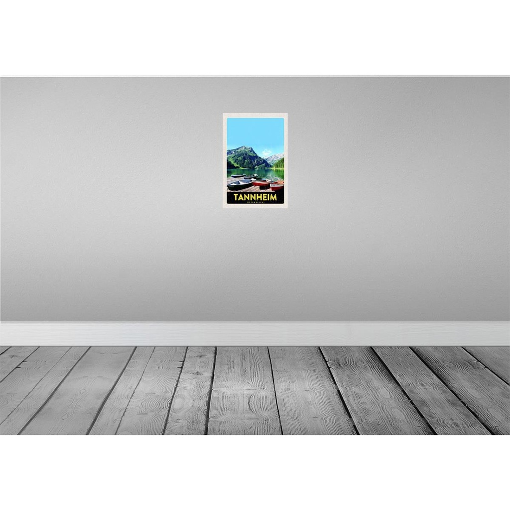 [LA-131393-H] Holzschild 30x20 cm Tannheim Östereich Natur Wanderung Bild 2