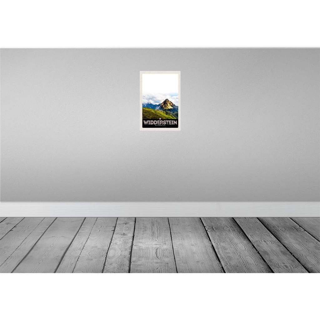 [LA-131457] Blechschild 30x20 cm Widderstein Österreich Berge Natur Bildmotiv Reisemotiv Abenteuer Reisen Urlaub Bild 2