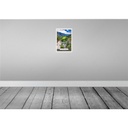 [LA-131497-H] Holzschild 30x20 cm Alpenzüge Schweiz Österreich Natur Bildmotiv Reisemotiv Abenteuer Reisen Bild 2