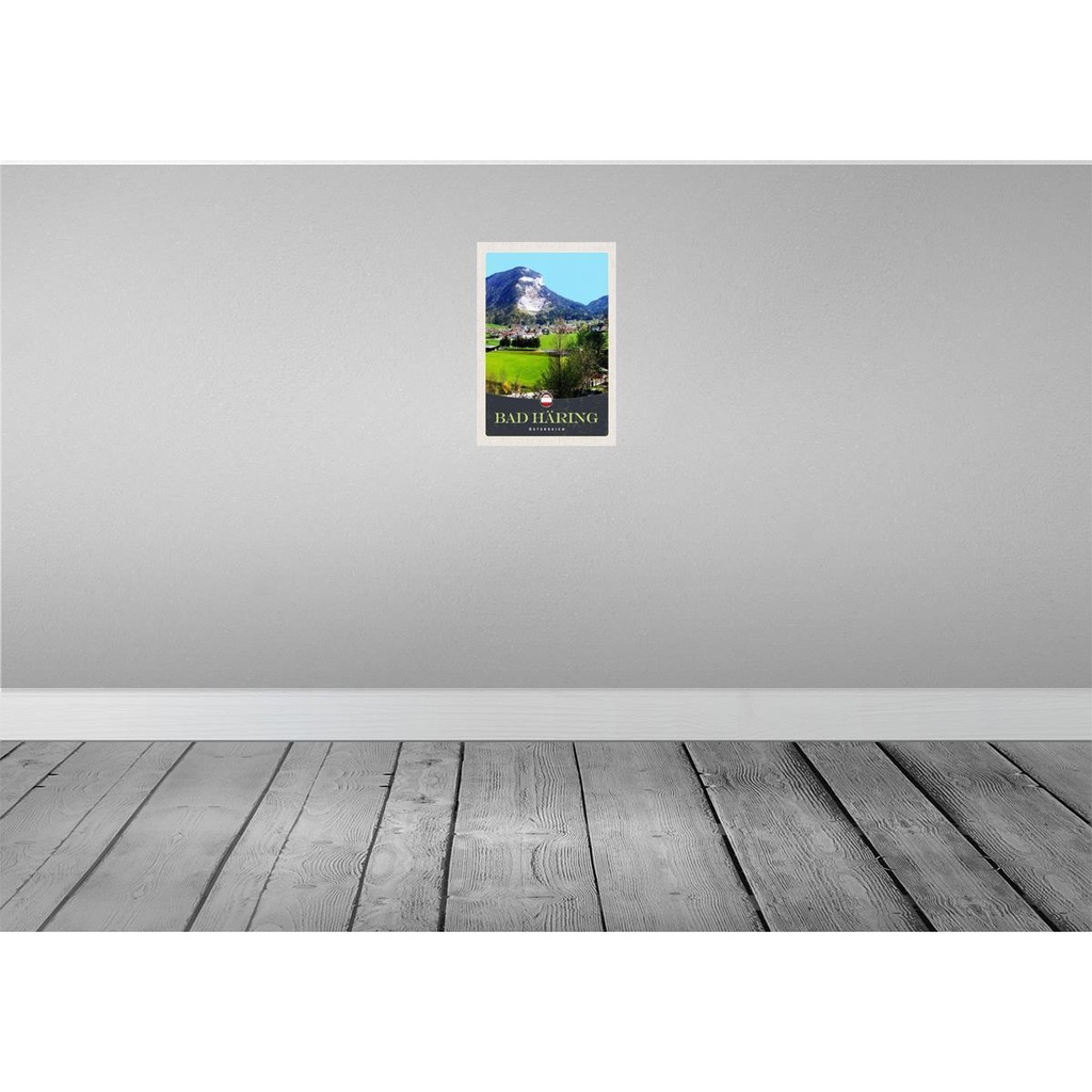 [LA-131511] Blechschild 30x20 cm Bad Häring Urlaub Österreich Wälder Tal Natur Bildmotiv Reisemotiv Abenteuer Reisen Bild 2
