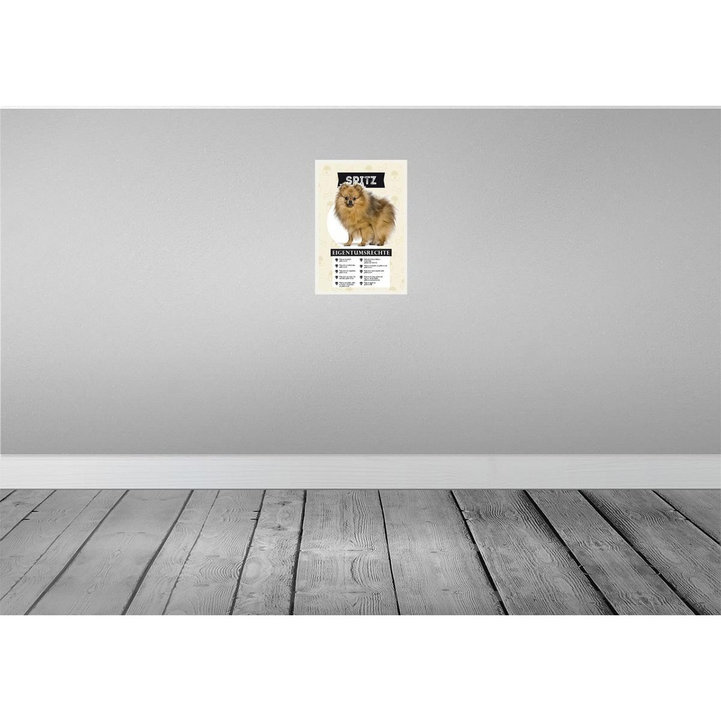 [LA-131540] Blechschild 30x20 cm Spitz Eigentumsrechte Spruch Zitat Bild 2
