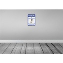 [LA-131563] Blechschild 30x20 cm parking for frech bulldog Bild 2