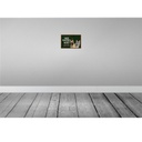 [LA-131594-H] Holzschild 20x30 cm Hund Katze hier wachen wir Bild 2