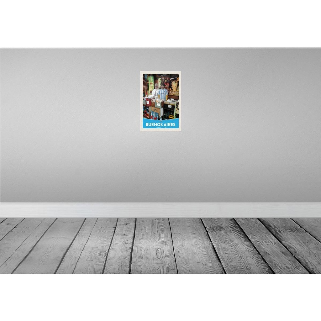 [LA-131633] Blechschild 30x20 cm Buenos Aires Argentinien Platten Bildmotiv Reisemotiv Abenteuer Reisen Urlaub Bild 2