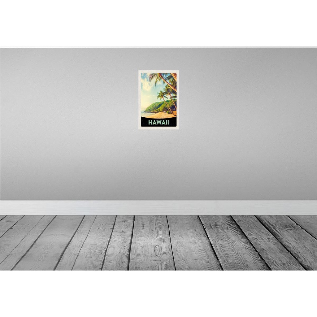 [LA-131683-H] Holzschild 30x20 cm Hawai Insel Strand Palmen Sonne Bildmotiv Reisemotiv Abenteuer Reisen Bild 2