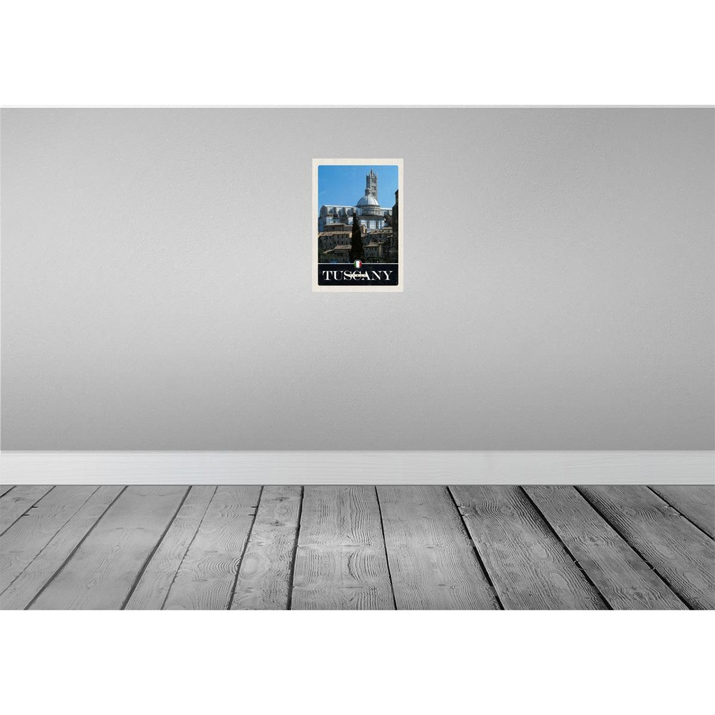 [LA-131714] Blechschild 30x20 cm Toskana Italien Architektur Gebäude Bildmotiv Reisemotiv Abenteuer Reisen Urlaub Häuser Bild 2