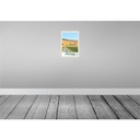 [LA-131720-H] Holzschild 30x20 cm Toskana Italien Weide Wiese Natur Bildmotiv Reisemotiv Abenteuer Reisen Bild 2